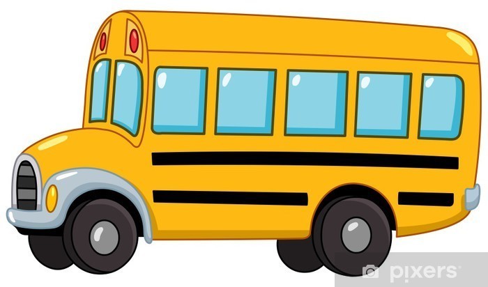 grafika autobusu szkolnego 