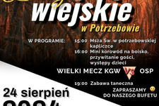 Dożynki wiejskie w Potrzebowie 24.08.2024r