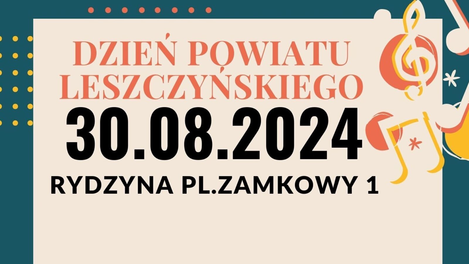 dni powiatu leszczynskiego plakat