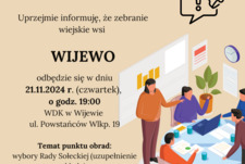 Zebranie wiejskie w Wijewie