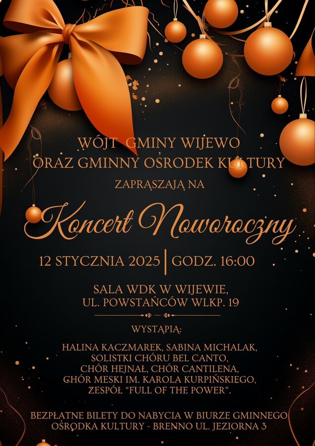 plakat koncert