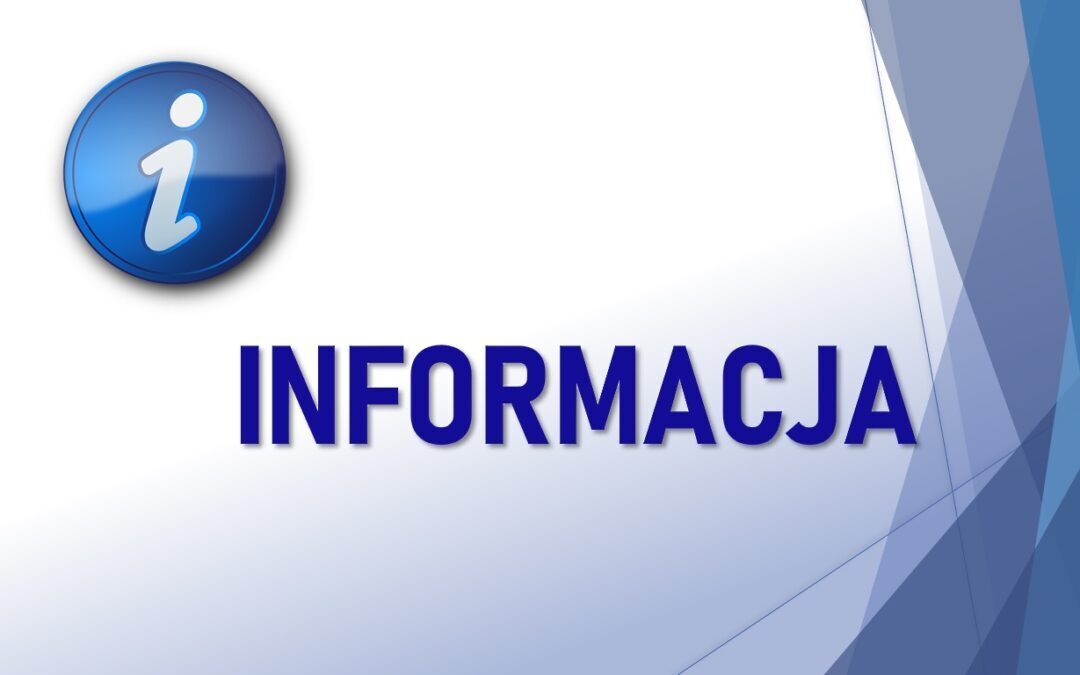 komunikat informacja