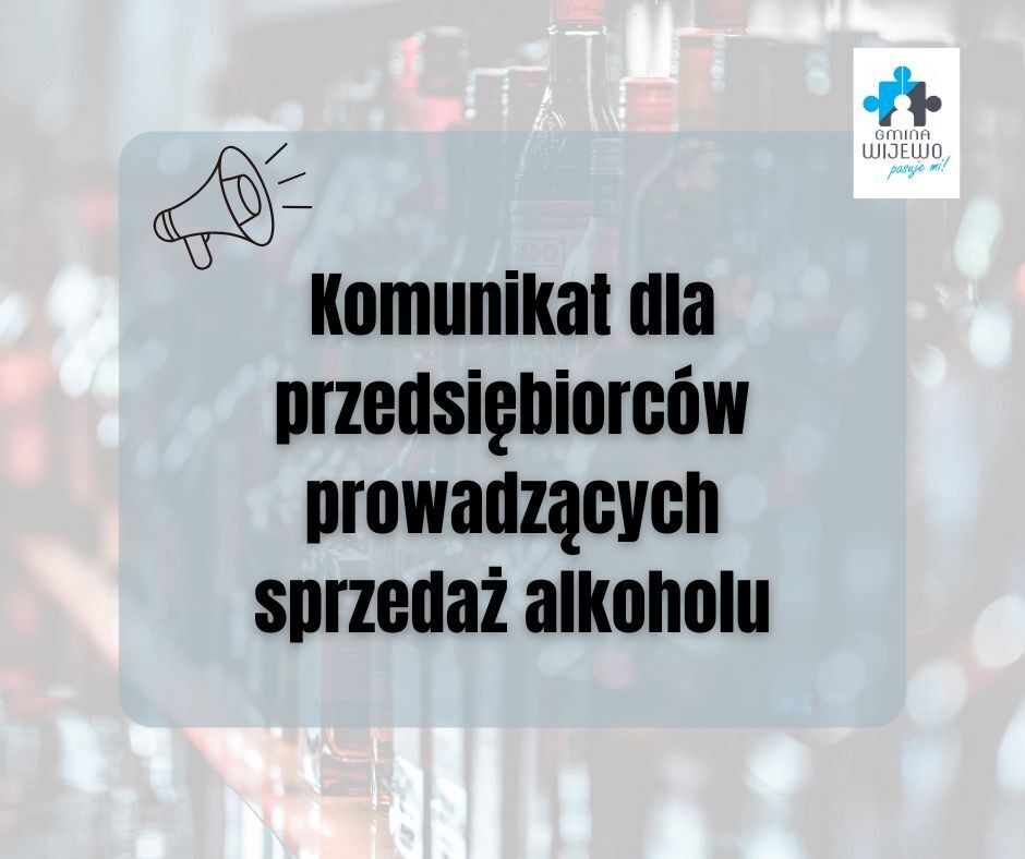 komunikat dla przedsiębiorców 