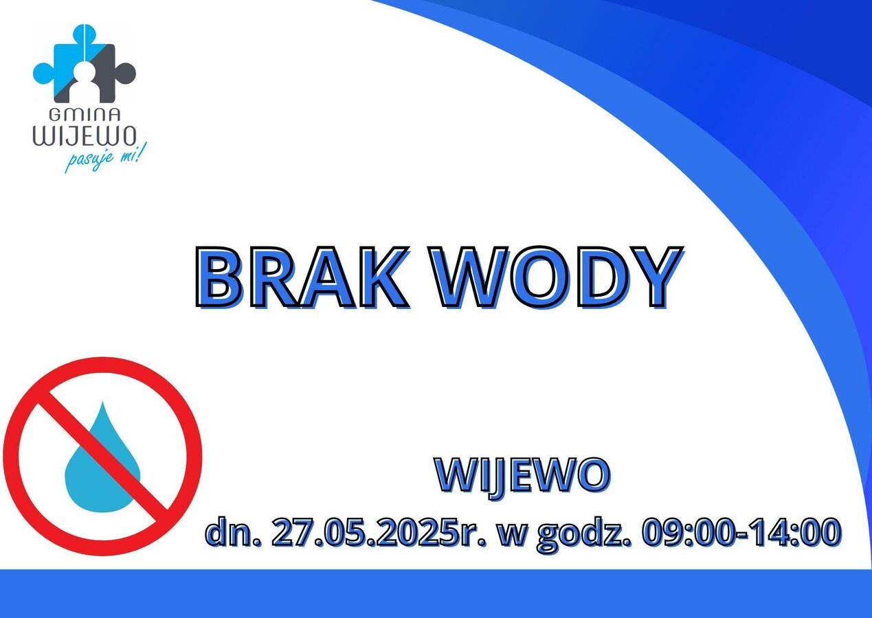 brak wody