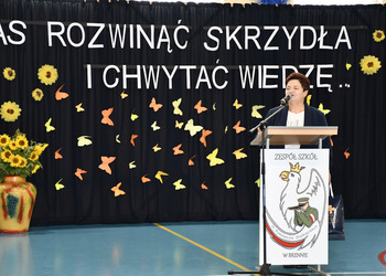 Zdjęcie przedstawia Przewodniczącą Rady Gminy Wijewo.