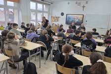 Wizyta stolarzy na lekcji techniki