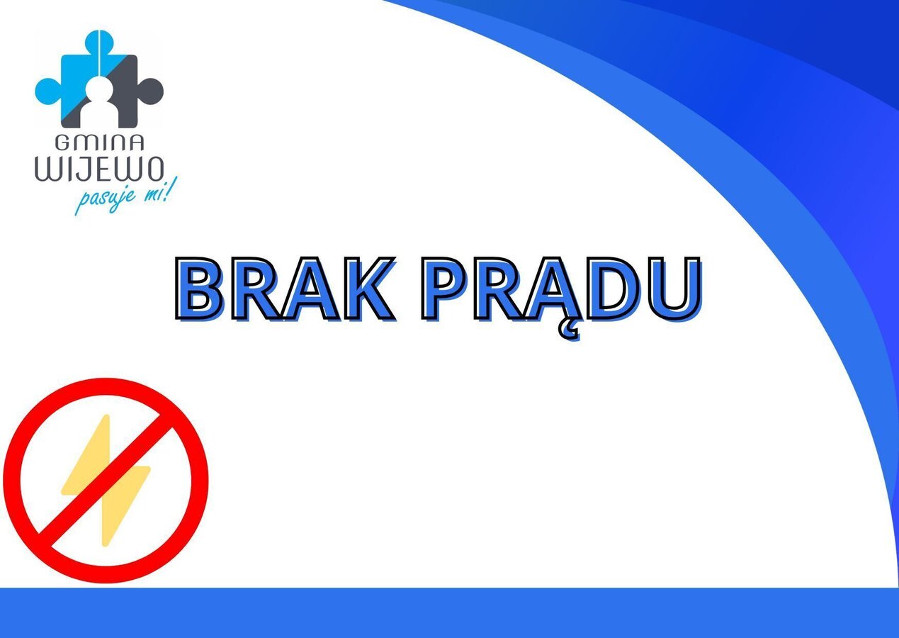 informacja - brak prądu